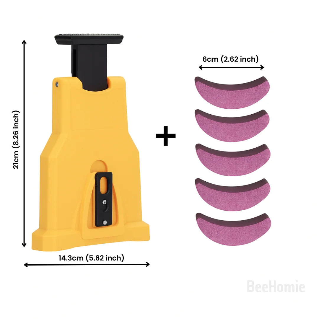 Chainsaw Sharpener Portable Clamp-Style Replaceable Stone