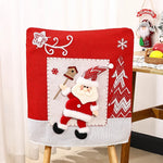 Chair Cover Santa Claus Motif Universal Fit Machine-Washable