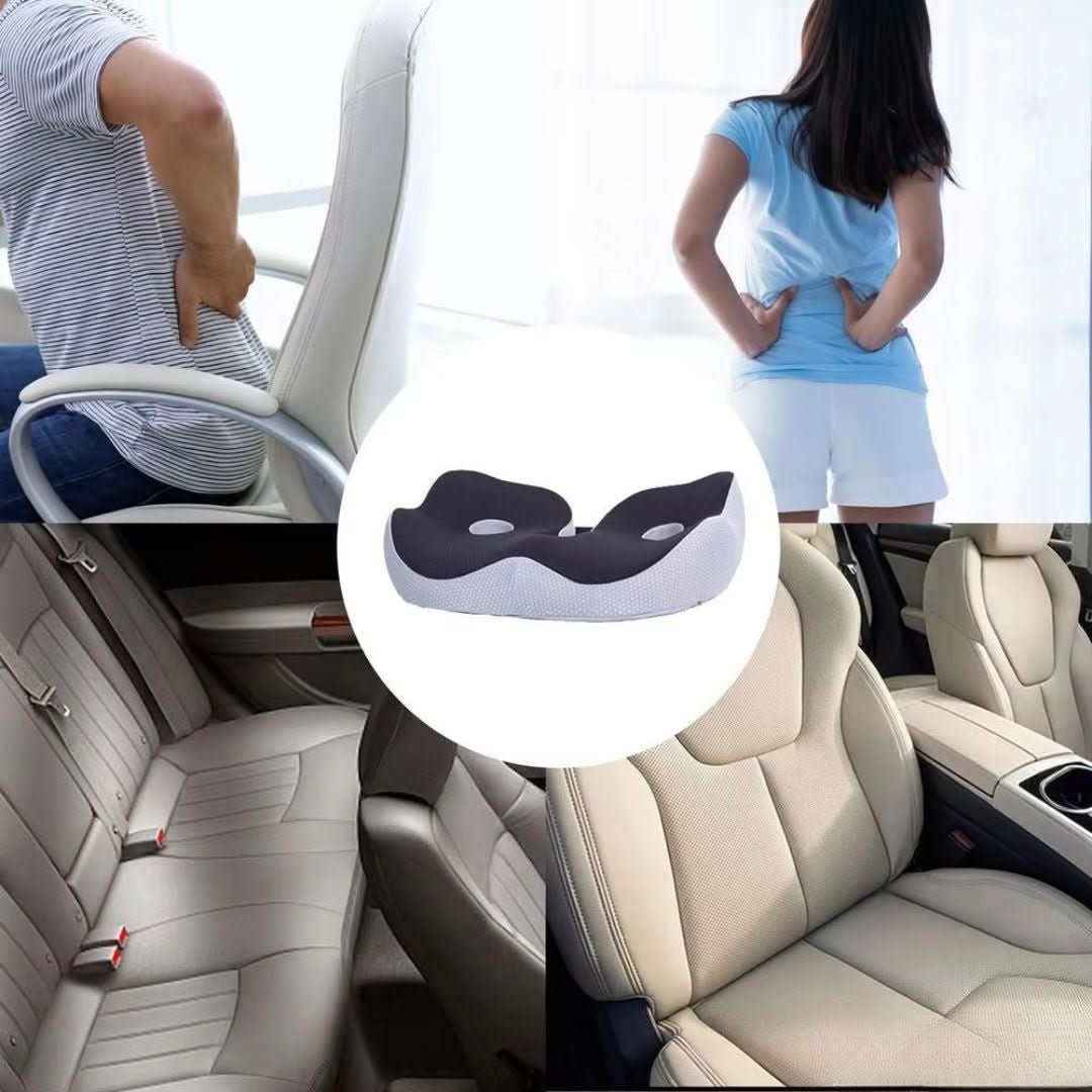 Chair Cushion Memory Foam Non-Slip Base Washable Cover