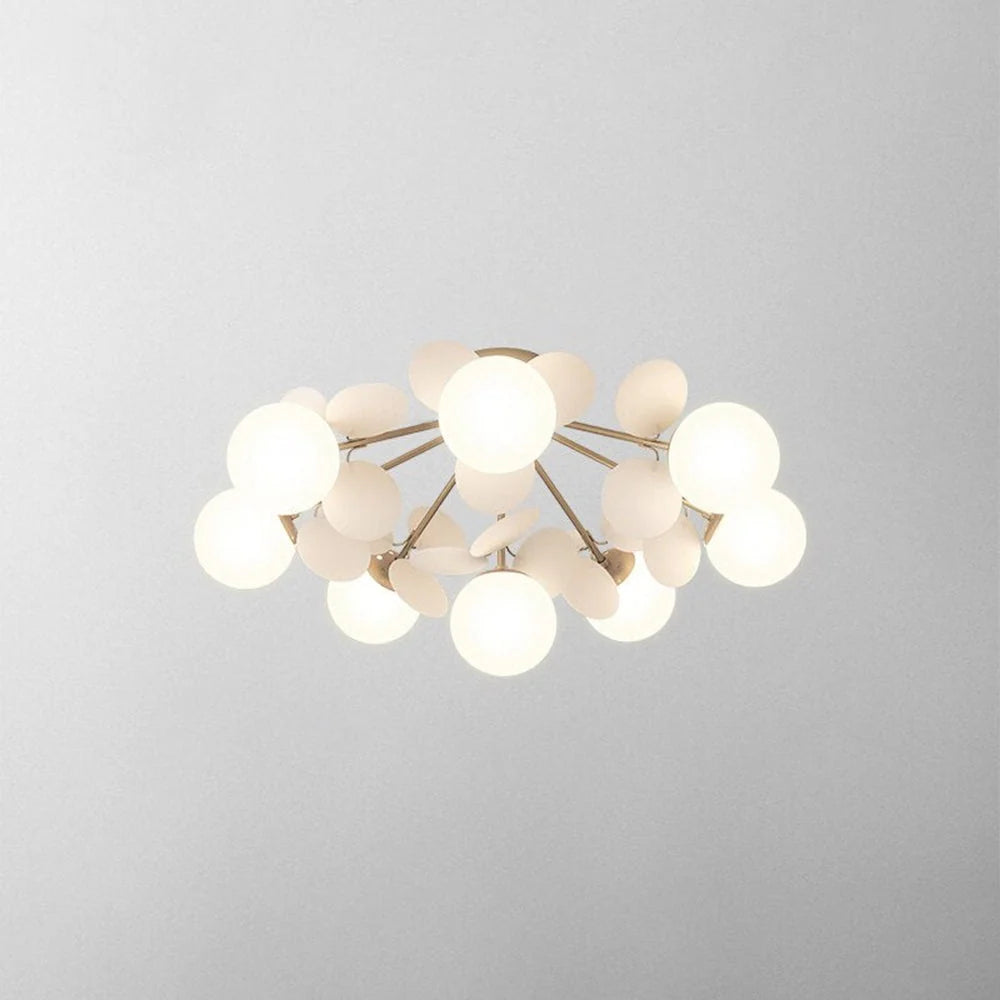 Chandelier Flower Branch Semi-Flush LED