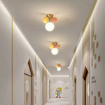 Chandelier Flower Branch Semi-Flush LED