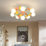 Chandelier Flower Branch Semi-Flush LED