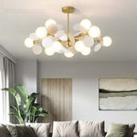 Chandelier Flower Branch Semi-Flush LED