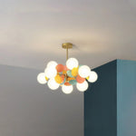 Chandelier Flower Branch Semi-Flush LED