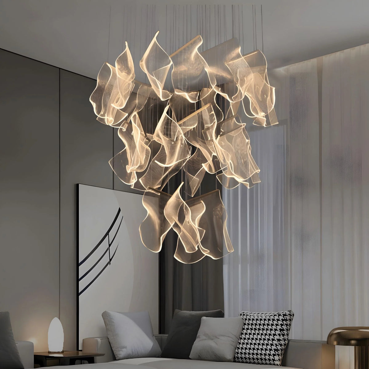Chandelier LED Dimmable Indoor & Outdoor