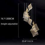 Chandelier LED Dimmable Indoor & Outdoor