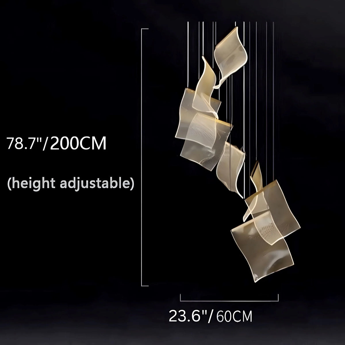 Chandelier LED Dimmable Indoor & Outdoor