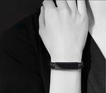 Charging Bracelet USB Braided PU Leather Waterproof