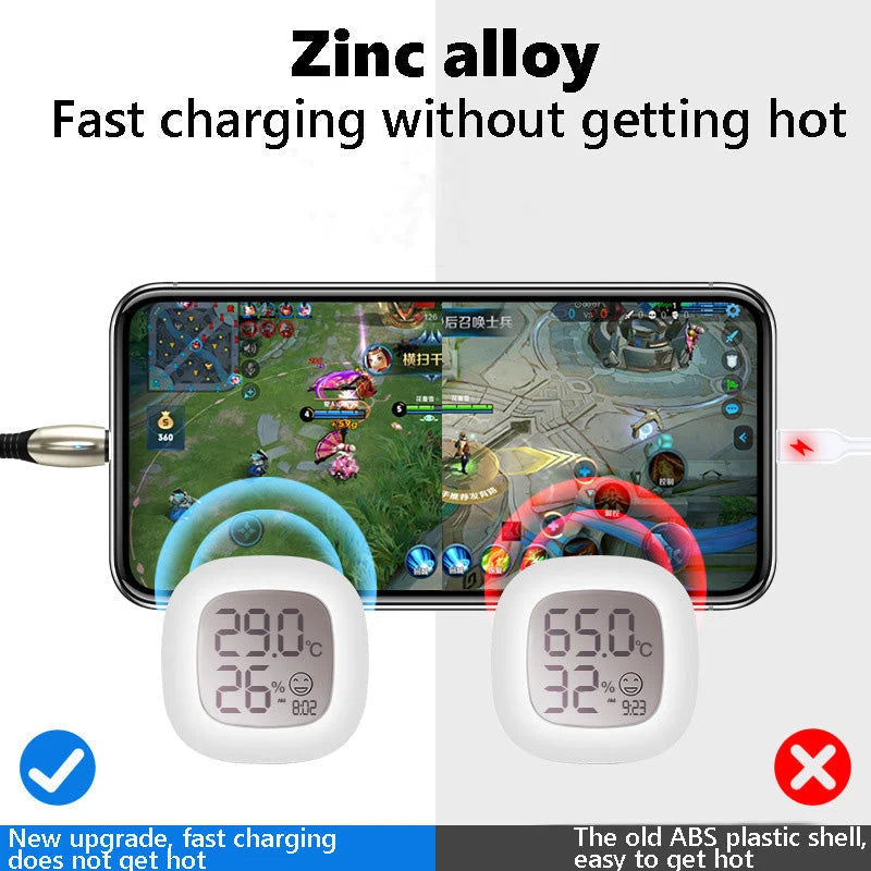 Charging Cable Fast Charging Woven Fabric Multi-Connector