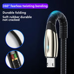Charging Cable Fast Charging Woven Fabric Multi-Connector