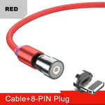Charging Cable Magnetic Multi-Connector Rotatable LED Indicator