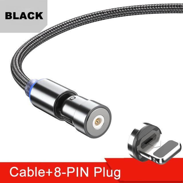Charging Cable Magnetic Multi-Connector Rotatable LED Indicator