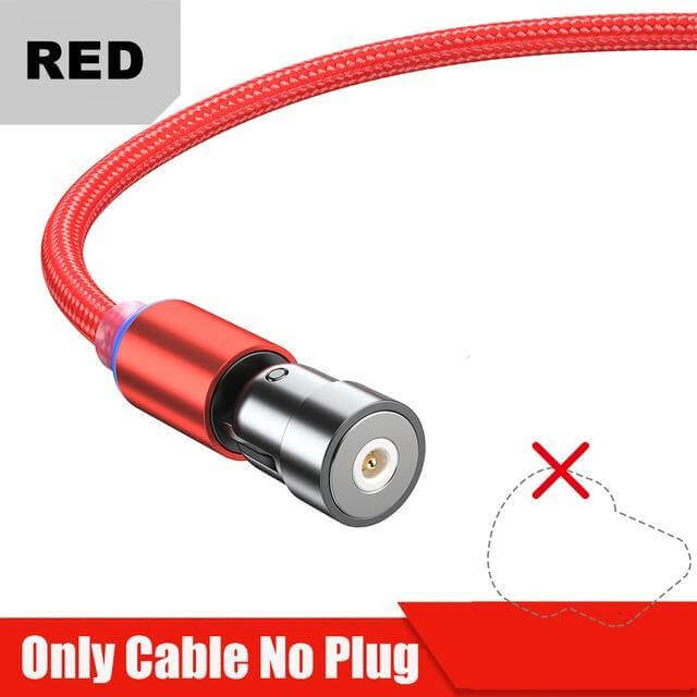 Charging Cable Magnetic Multi-Connector Rotatable LED Indicator