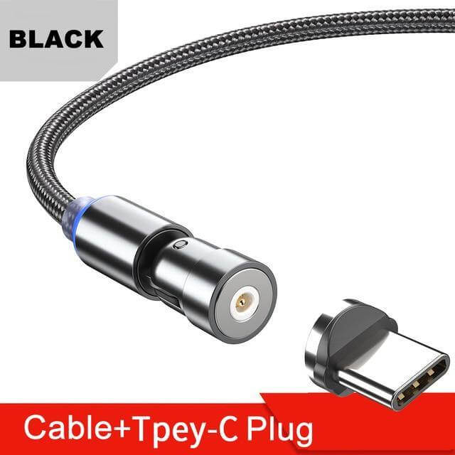 Charging Cable Magnetic Multi-Connector Rotatable LED Indicator