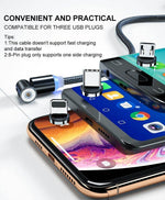 Charging Cable Magnetic Multi-Connector Rotatable LED Indicator