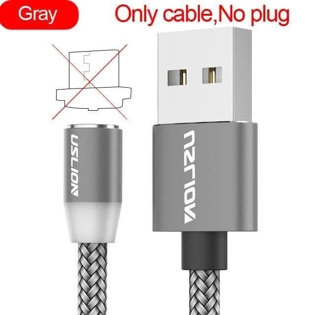 Charging Cable Magnetic Nylon-Braided With LED Indicator