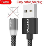 Charging Cable Magnetic Nylon-Braided With LED Indicator