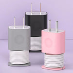 Charging Cable Organizer Silicone Adapter Protector Tangle-Free Storage