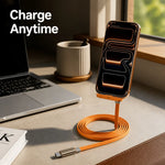 Charging Cable USB-C 240W Fast Charging 360° Phone Stand