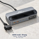 Charging Station LCD Display 5-Port GaN USB Charger