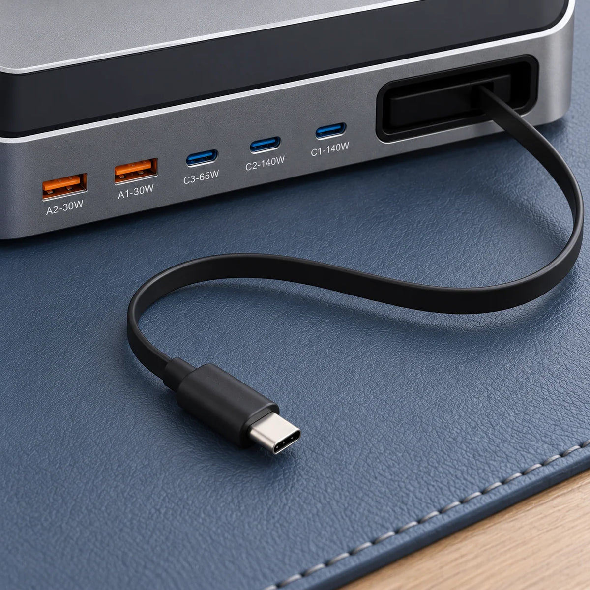 Charging Station LCD Display 5-Port GaN USB Charger