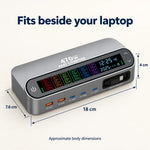 Charging Station LCD Display 5-Port GaN USB Charger