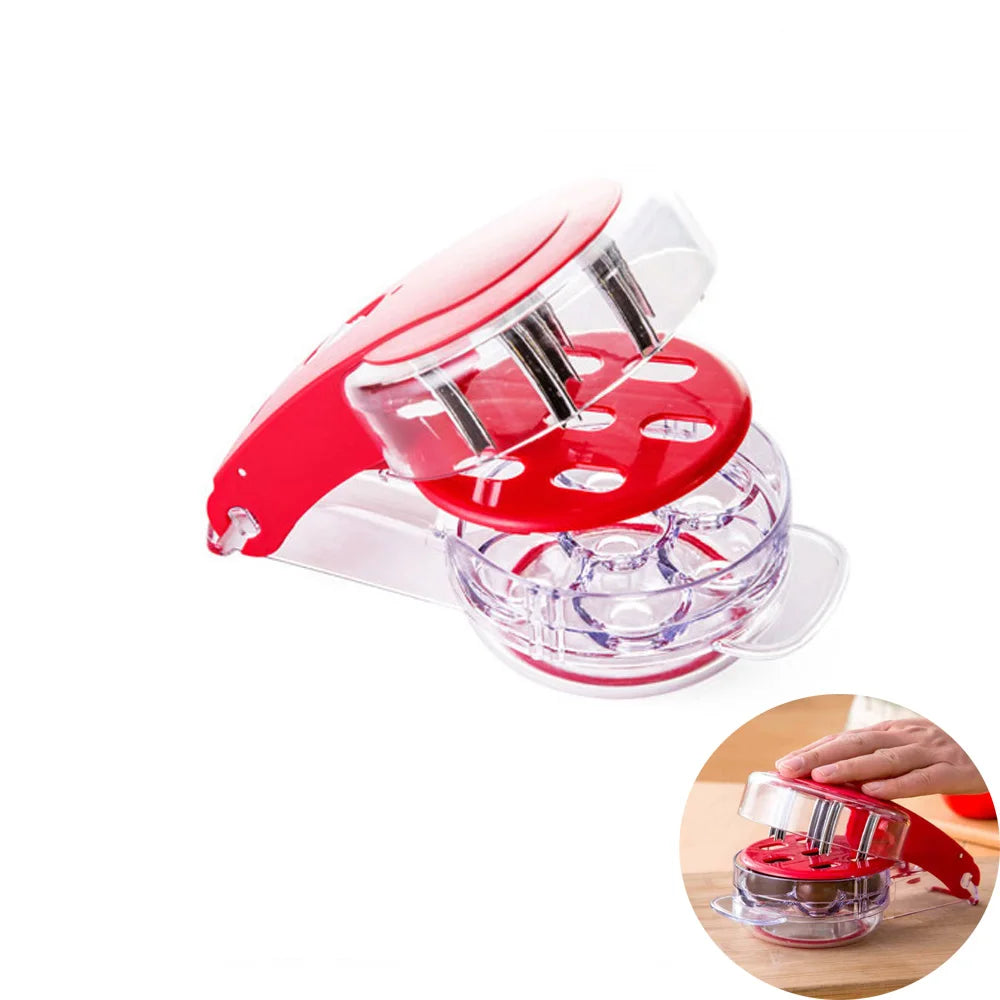 Cherry Pitter Stainless Steel Blade Press-Down Design