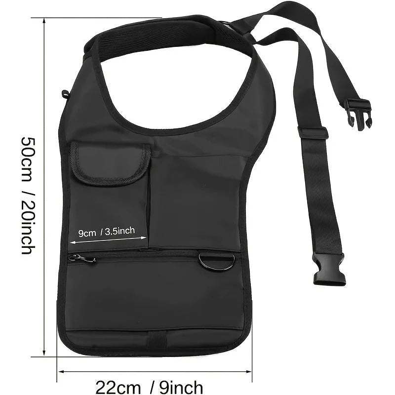 Chest Bag Concealed Anti-Theft Waterproof Nylon & Breathable Mesh