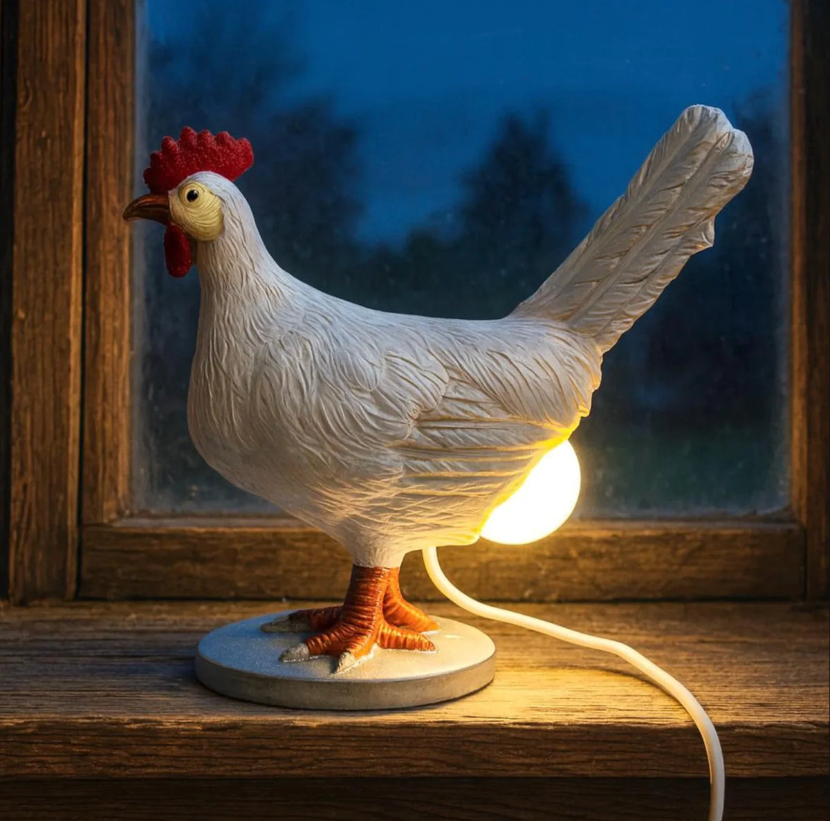 Chicken Lamp Warm LED USB-Powered