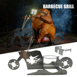 Chicken Roasting Stand Stainless Steel Motorcycle Design For Grill & Oven