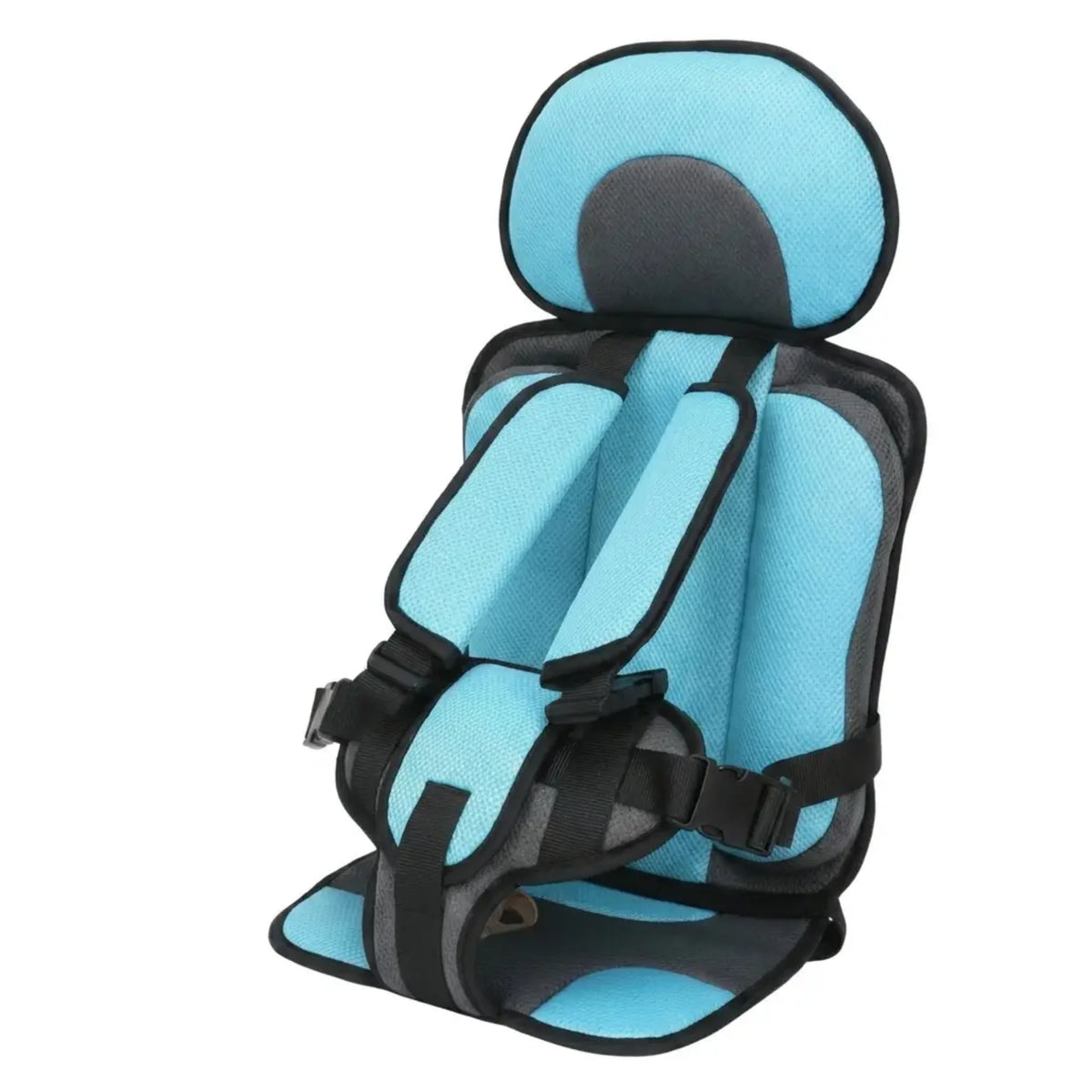 Child Car Booster Seat Foldable Portable 5-Point Harness