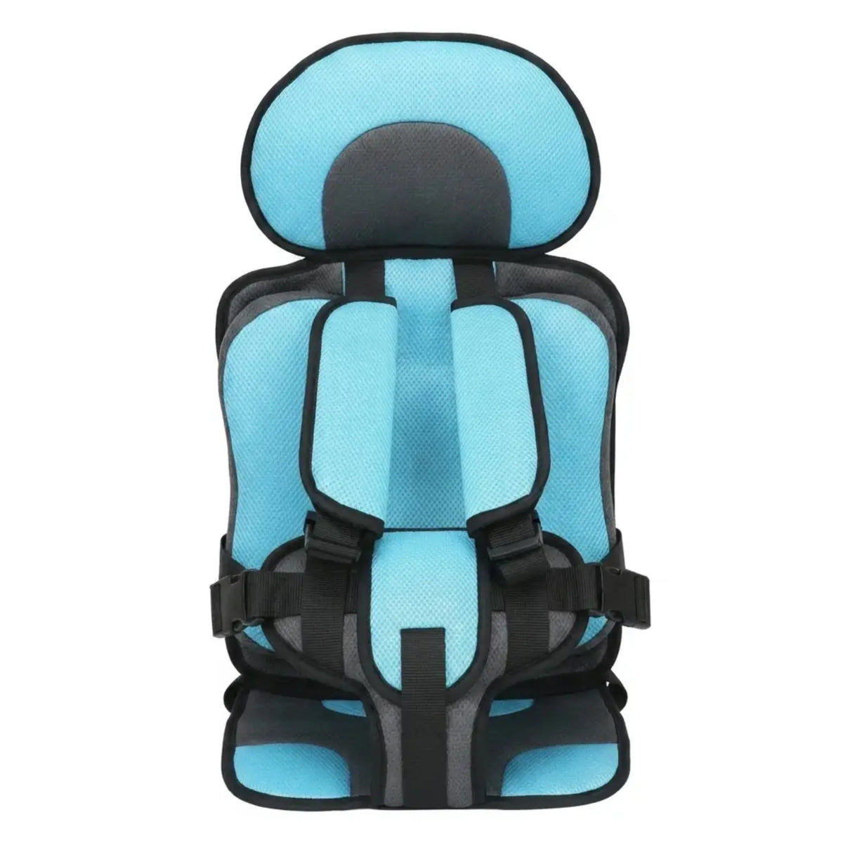 Child Car Booster Seat Foldable Portable 5-Point Harness