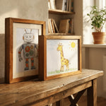 Children's Art Display Frame Front-Opening Integrated Storage