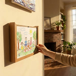 Children's Art Display Frame Front-Opening Integrated Storage