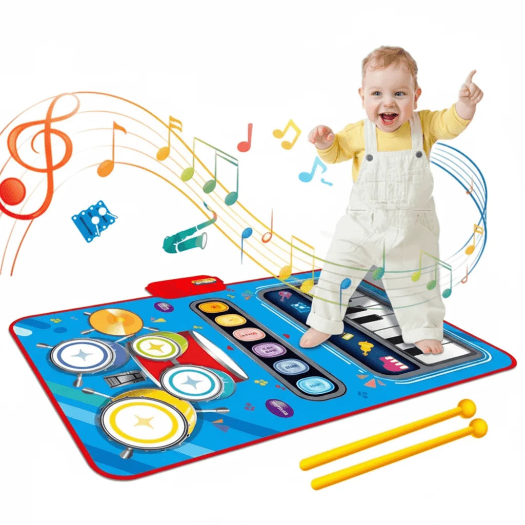 Children’s Musical Mat Five Instruments Adjustable Volume Non-Slip