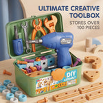Children’s Tool Set Electric Drill 126-Piece Building Kit