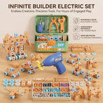 Children’s Tool Set Electric Drill 126-Piece Building Kit