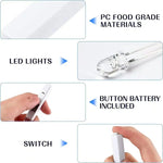 Chopsticks Set Built-In LED Lighting Reusable ABS 10.24 Inch