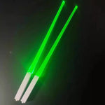 Chopsticks Set Built-In LED Lighting Reusable ABS 10.24 Inch