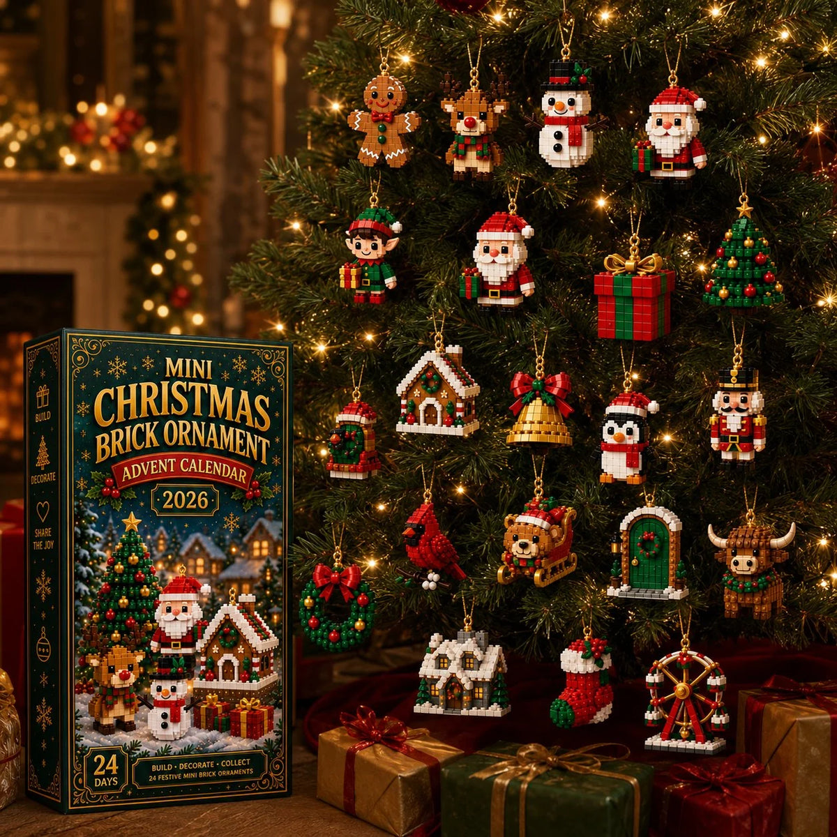 Christmas Advent Calendar 24 Mini Building Sets
