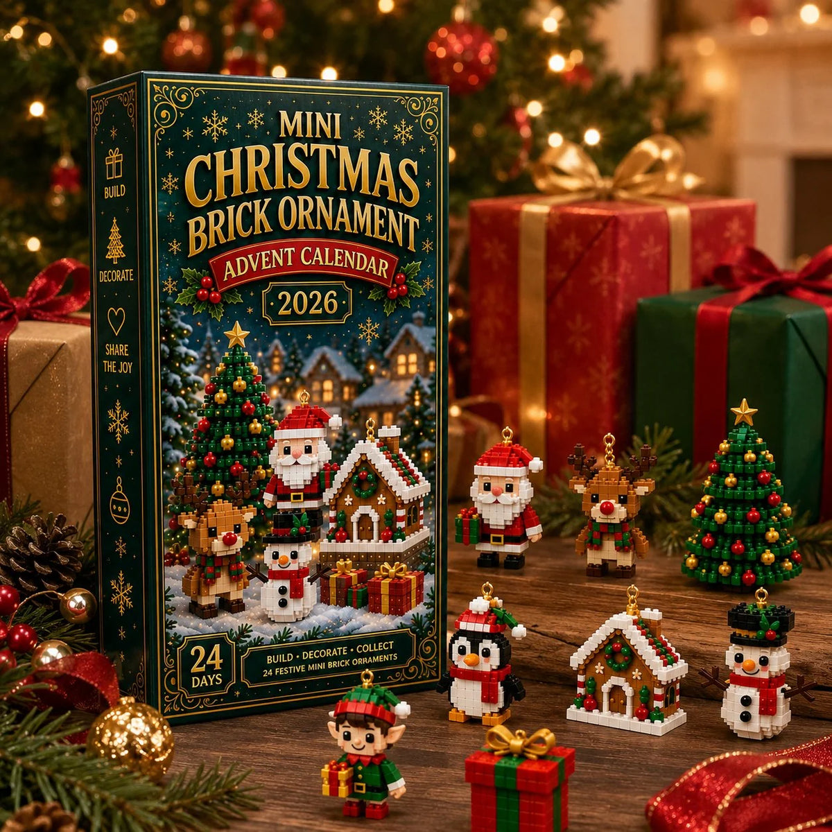 Christmas Advent Calendar 24 Mini Building Sets