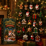 Christmas Advent Calendar Mini Brick Building Sets 24 Festive Models with Hanging Loops