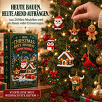 Christmas Advent Calendar Mini Brick Building Sets 24 Festive Models with Hanging Loops