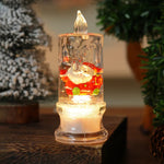 Christmas Candle Figurine Warm LED Battery-Free