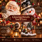Christmas Candy Bowl Lighted Holiday Character Design