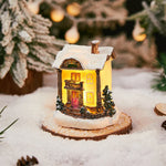 Christmas Decoration Figure LED-Lit Weatherproof Polyresin