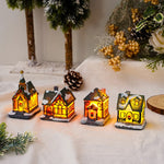 Christmas Decoration Figure LED-Lit Weatherproof Polyresin