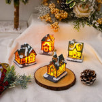 Christmas Decoration Figure LED-Lit Weatherproof Polyresin