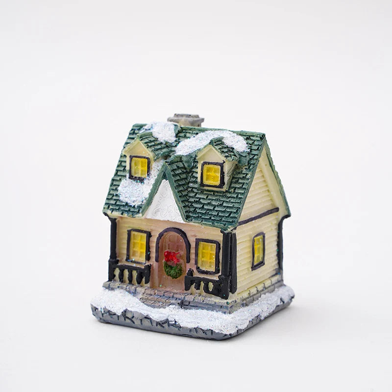 Christmas Decoration Figure LED-Lit Weatherproof Polyresin