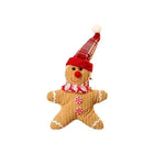 Christmas Decoration Plush Gingerbread No Assembly